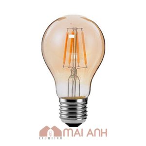 Bóng đèn LED Edison A60 4W vỏ vàng