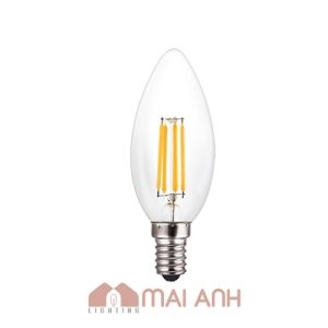 Bóng đèn LED không râu C35 đui E14 tựa hình trái ớt