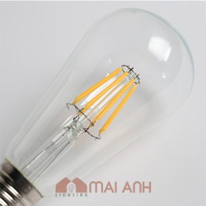 Bóng đèn sợi đốt LED Edison T64 4W đui E27 thả trần decor homestay