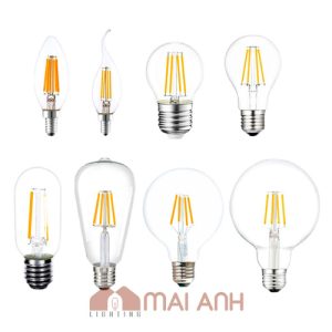 Các mẫu bóng đèn Led được sử dụng phổ biến trong trang trí