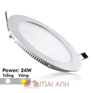 Đèn LED âm trần siêu mỏng tròn giá rẻ siêu bền