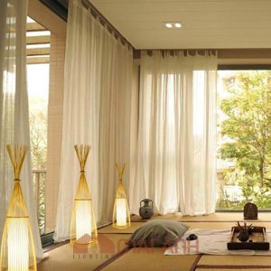 Đèn để bàn, đèn để sàn hình chóp trang trí spa, phòng thiền, lớp yoga