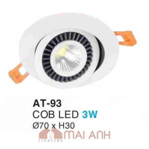 Đèn led âm trần downlight xoay góc dùng chiếu sáng trong phòng