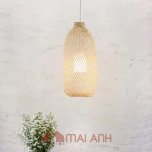 Đèn tre loại 30x60 cm trang trí quán cà phê AQ Quận 3 nghệ thuật