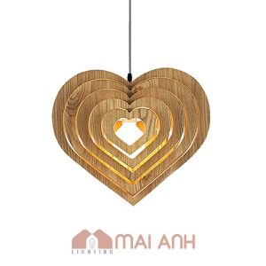 Đèn gỗ kiểu trái tim - Món quà tặng decor dịp Valentine tình nhân ngọt ngào