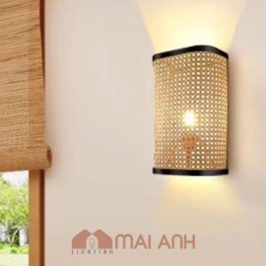 Đèn mắt cáo gắn tường phong cách vintage decor phòng ngủ, khu cầu thang nhà