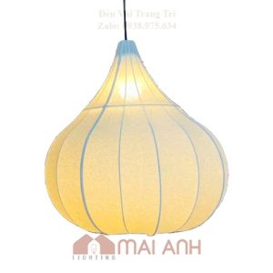 Đèn Vải Treo Trần Hình Củ Tỏi Trang Trí Quán Cà Phê Ở Hồ Chí Minh - Giải Pháp Tinh Tế Từ Mai Anh Lighting