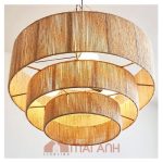 Đèn Dây Thừng Ba Tầng Nghệ Thuật Decor Nhà Hàng Mộc Sài Gòn