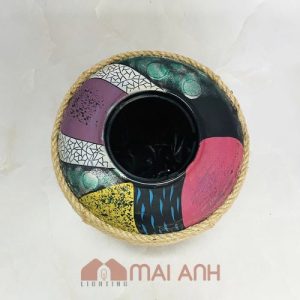 Bình Hoa Bện Dây Thừng - Gia Công Theo Đơn Đặt Hàng