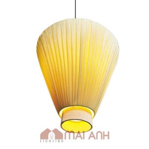 Đèn Vải Thả Trần Decor Tiệm Cơm Quê Thêm Ấm Cúng Và Hấp Dẫn